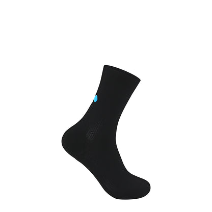 Calcetines Pata de Chucho Training Mini Crew negro, talla S, detalle