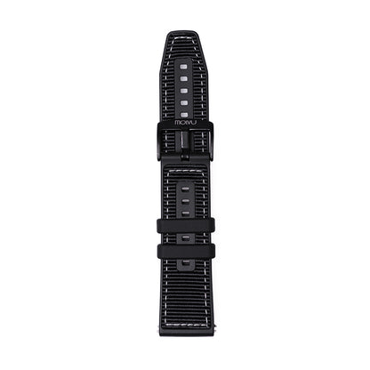 Pulsera T7 y T8 negro c/bordado