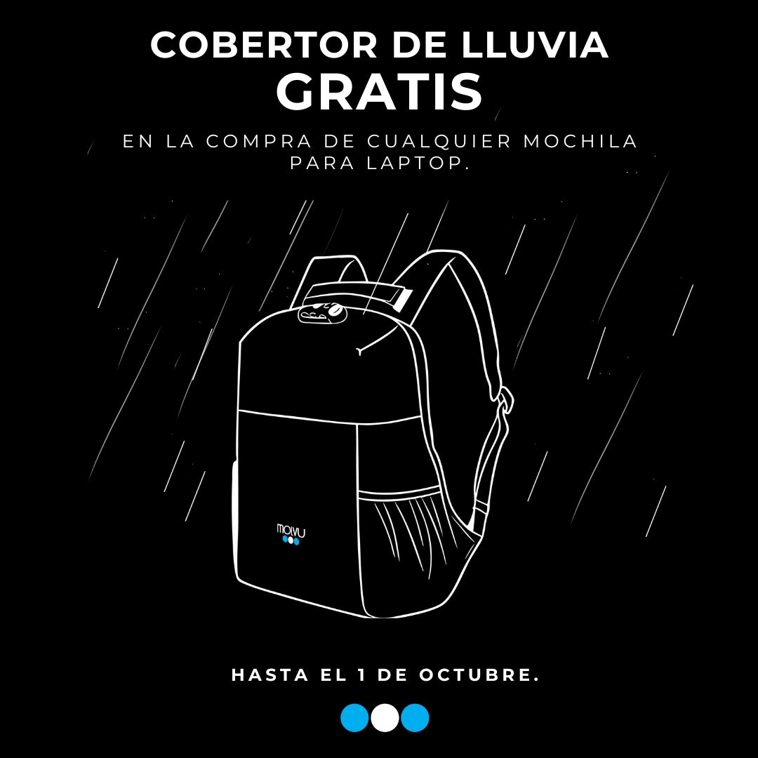 Mochila para Laptop + Protector de lluvia GRATIS