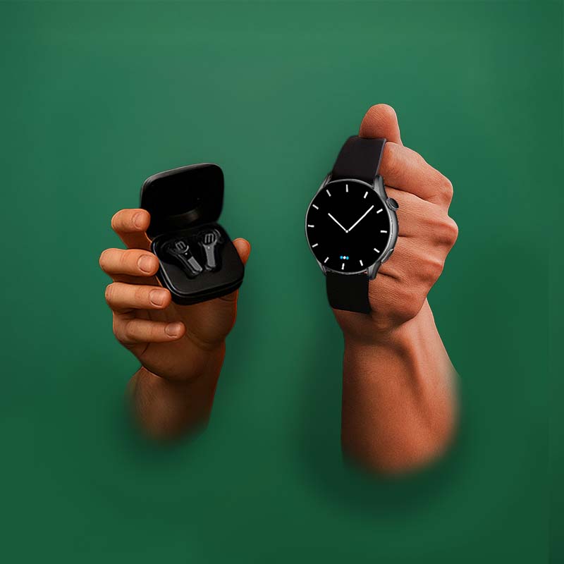 Audífonos Chiltepes + Reloj T7