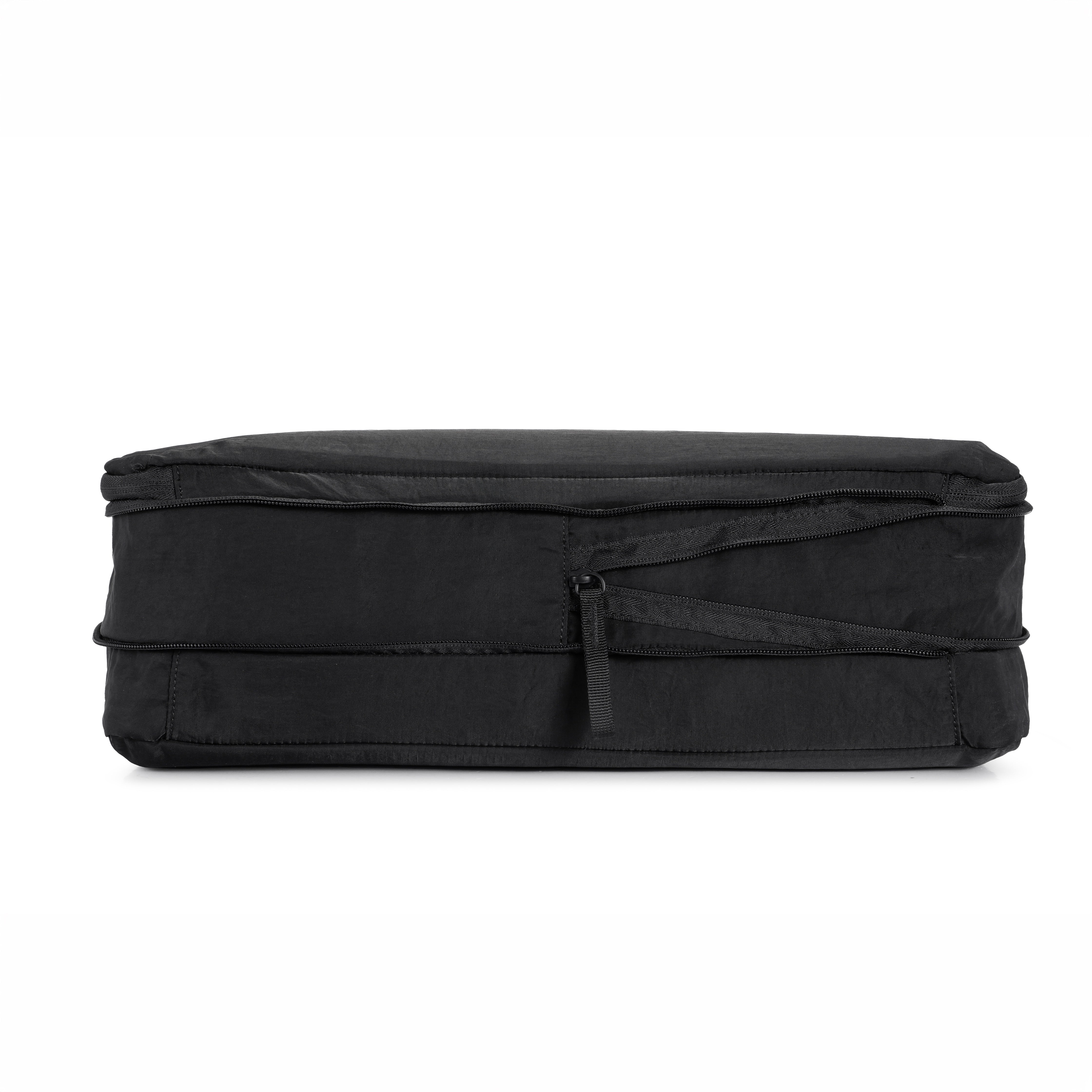 Cubo grande del set - detalle del doble zipper