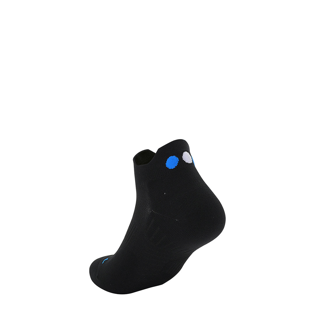 Calcetines Pata de Chucho Training Quarter negro, talla S, detalle
