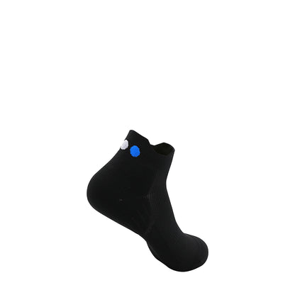 Calcetines Pata de Chucho Training Quarter negro, talla S, detalle