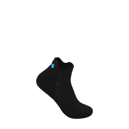 Calcetines Pata de Chucho Training Quarter negro, talla S, detalle
