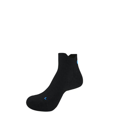 Calcetines Pata de Chucho Training Quarter negro, talla S
