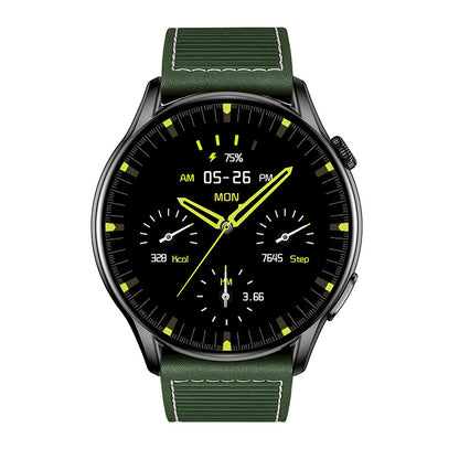 Reloj T7 Negro + Pulsera verde c/bordado