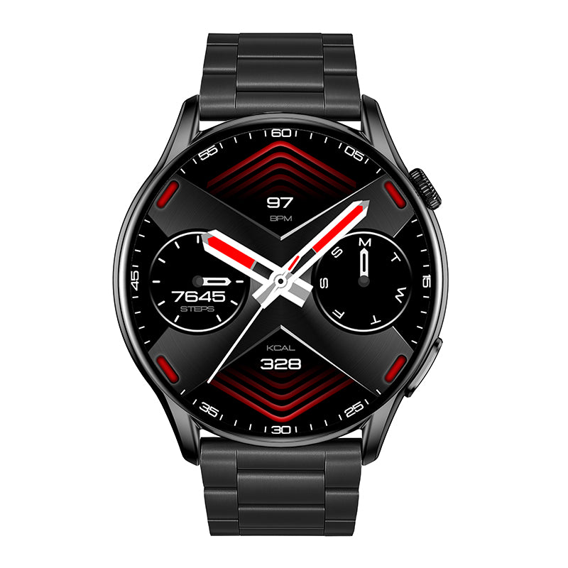 Reloj T7 Negro + Pulsera Inox X4