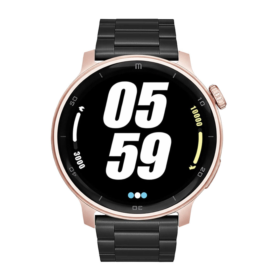 RELOJ T8 ROSA + PULSERA INOX X4