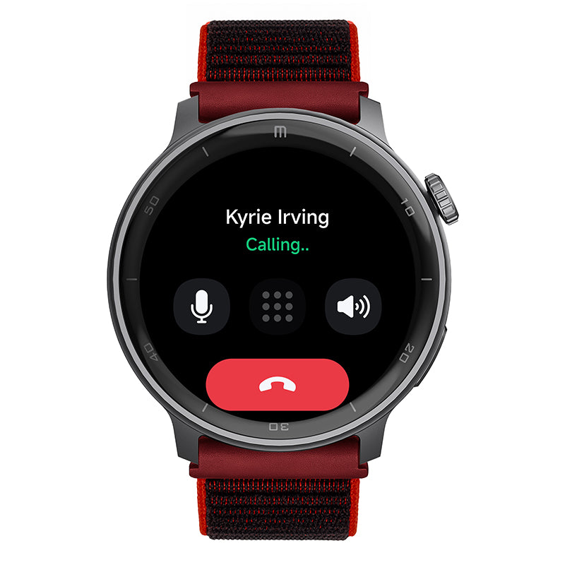 Reloj T8 Negro + Pulsera velcro negro rojo