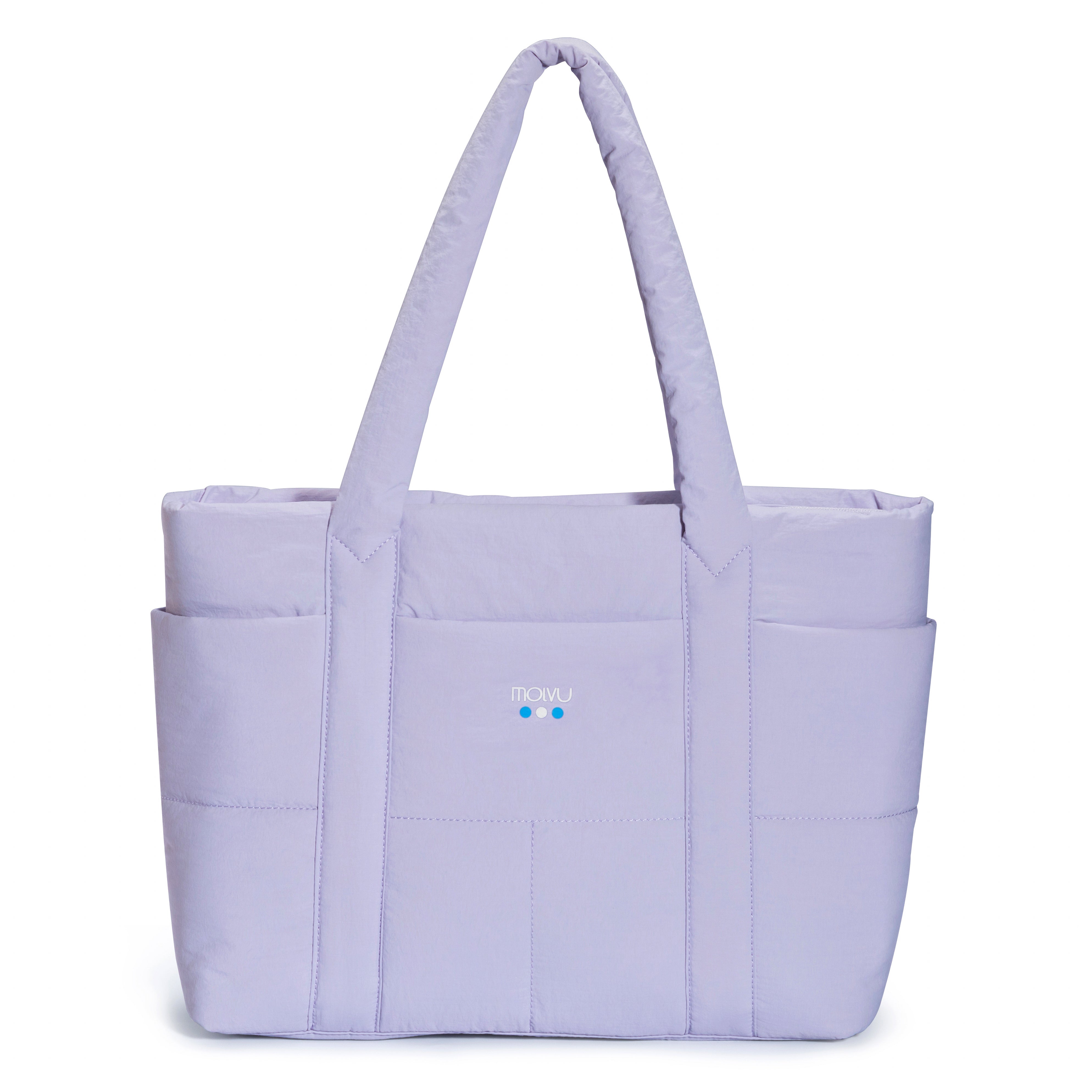 Tote Puff Lavanda - bolso acolchado 39 L