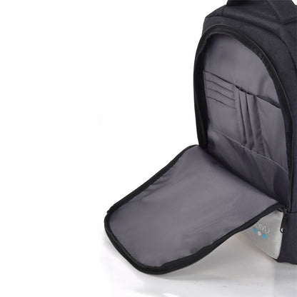 Mochila U2 Negro Con Gris Claro