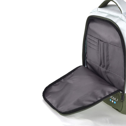 Mochila U2 Verde con Celeste