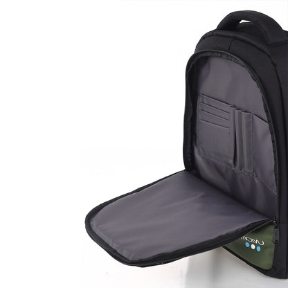 Mochila U2 Negro Verde