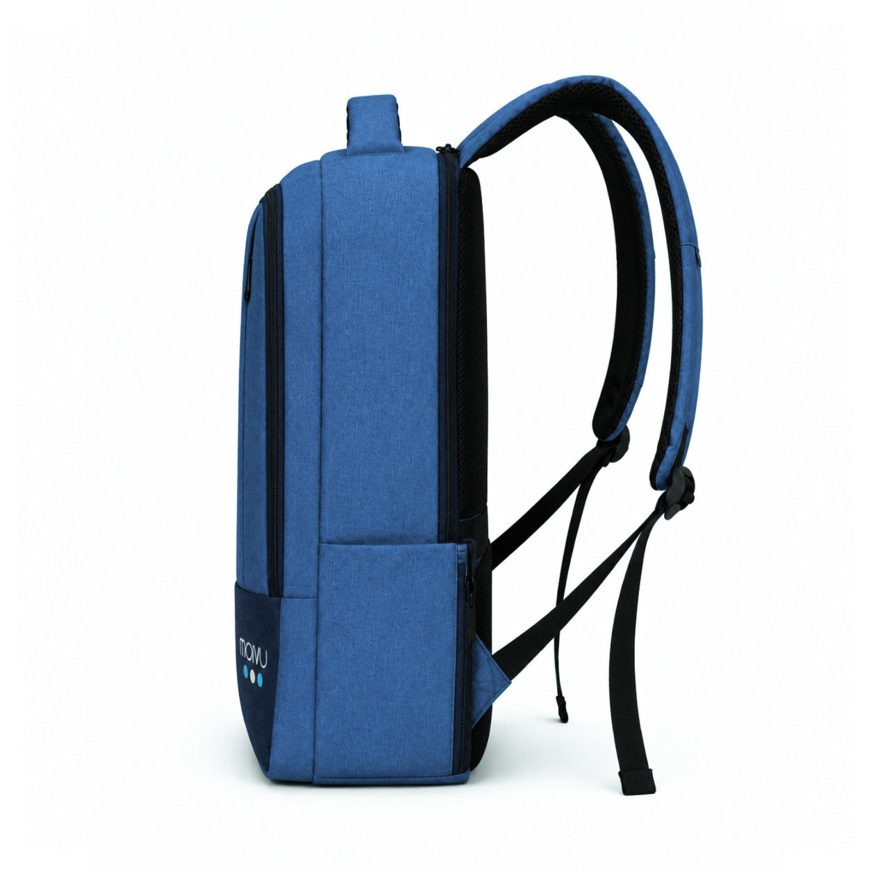 Mochila U2 Azul Celeste - vista lateral