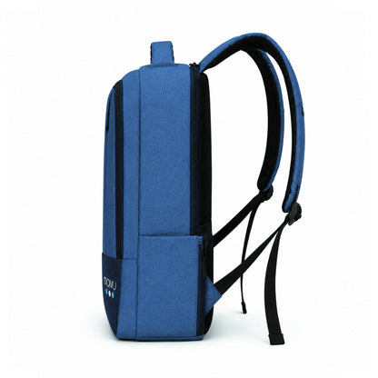 Mochila U2 Azul Celeste - vista lateral