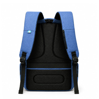 Mochila U2 Azul Celeste - compartimentos