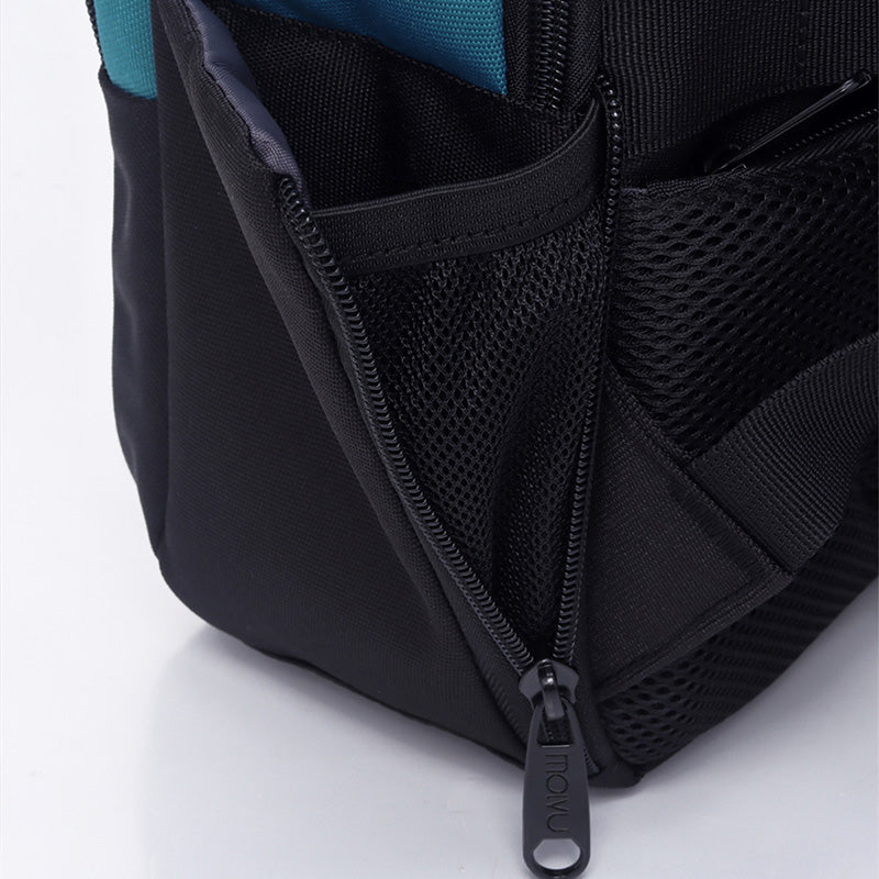 Mochila U2 Celeste Negro