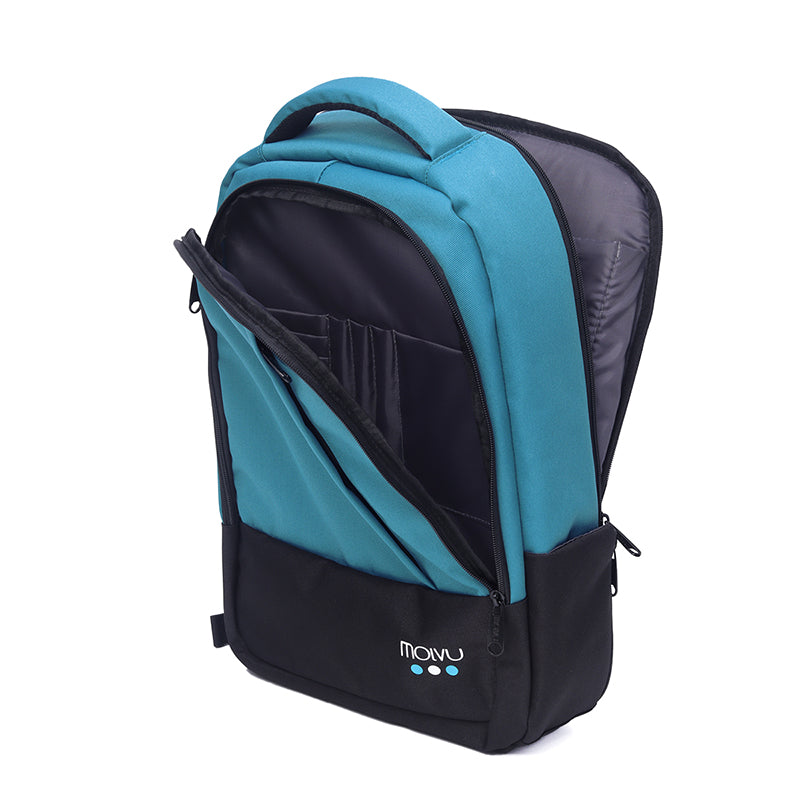 Mochila U2 Celeste Negro