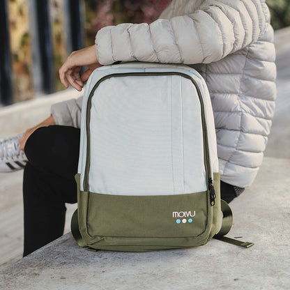 Mochila U2 Verde con Celeste