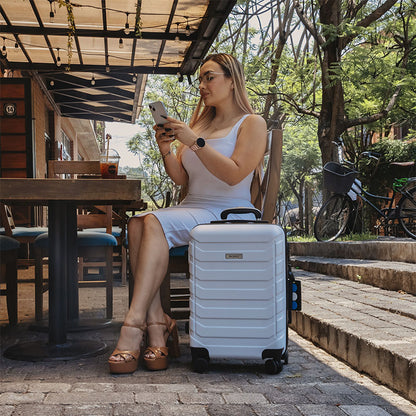 Maleta Viaje 20 (de mano) blanca