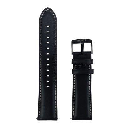 Pulsera T7 y T8 cuero negro