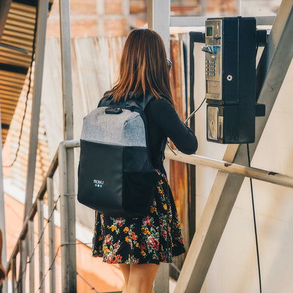 Mochila Go Gris + Organizador