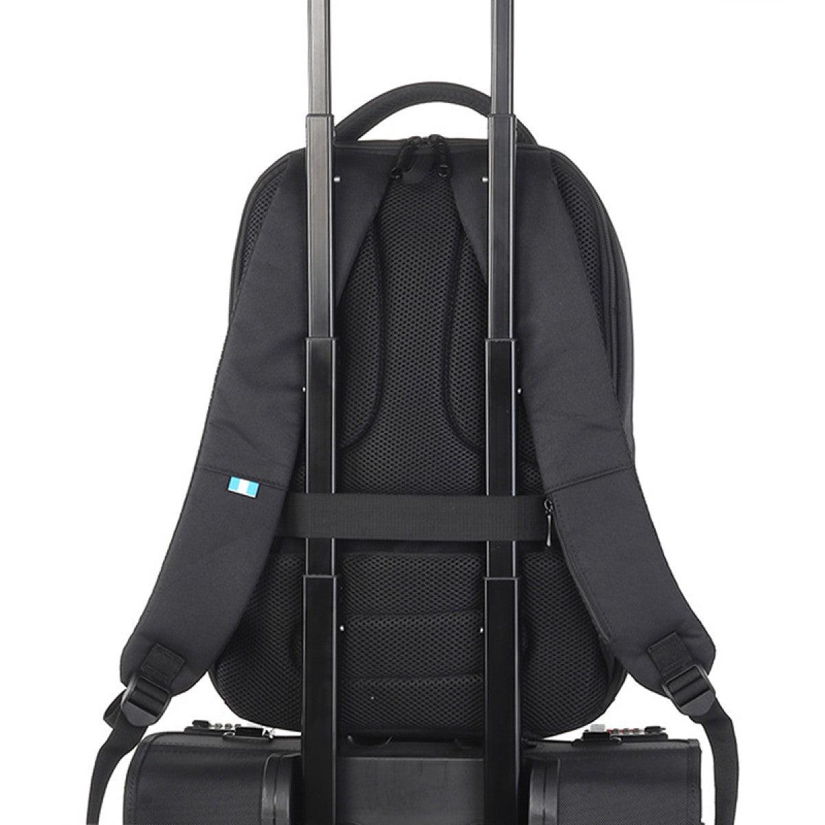 Mochila U2 Negro Con Gris Claro