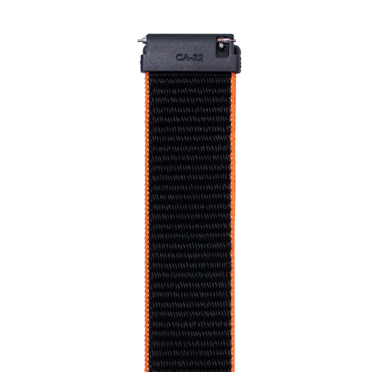 Pulsera T7 y T8 velcro negro-naranja