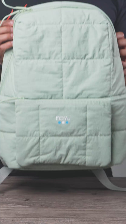 Review Mochila U8 Puff Verde Menta