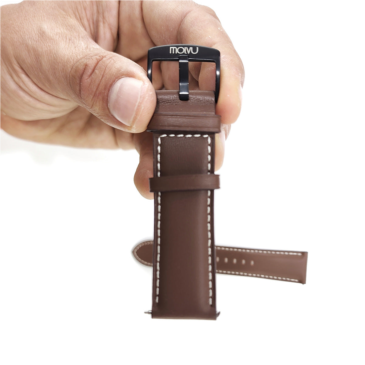 Pulsera T7 y T8 cuero café