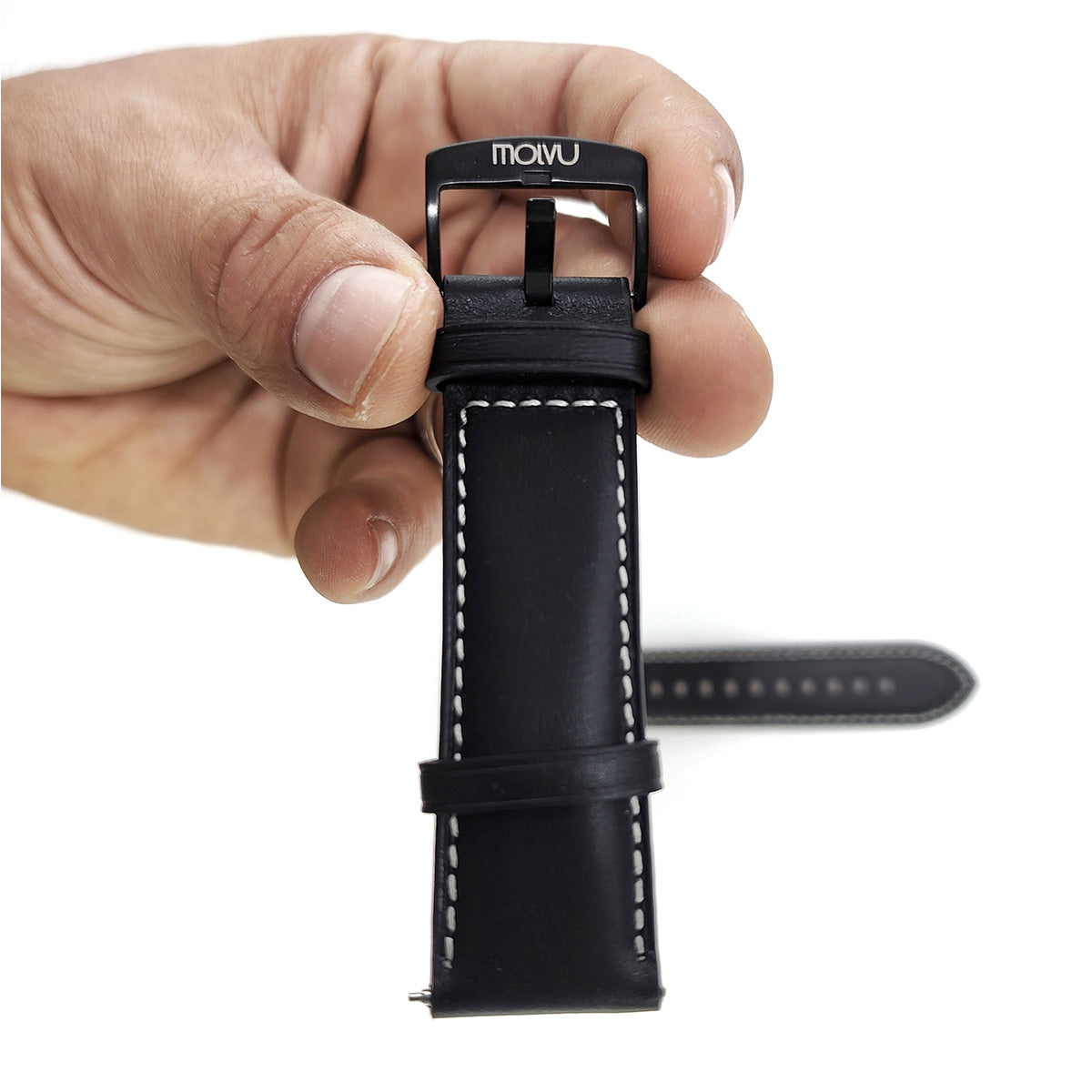 Pulsera T7 y T8 cuero negro