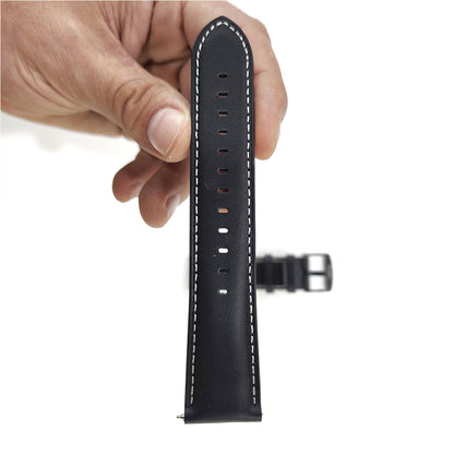 Pulsera T7 y T8 cuero negro