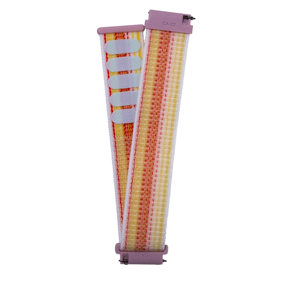 Pulsera T7 y T8 velcro rosado-durazno